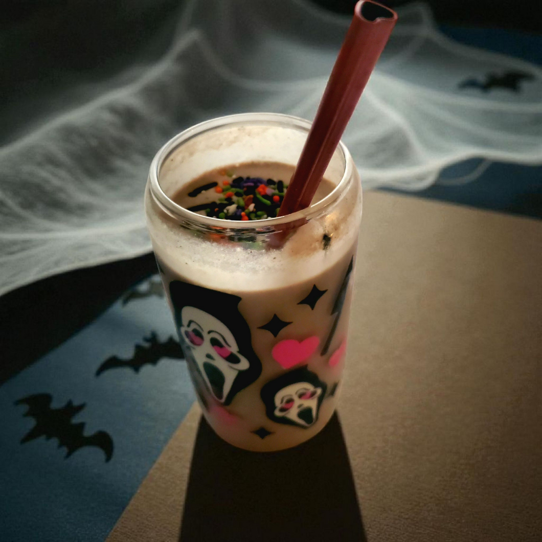 👻 Boo’s Screaming Glass Cup💜