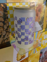Load image into Gallery viewer, 💜Checkmate Love Frosted Glass Cup
