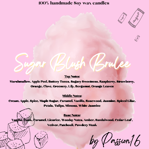 Sugar Blush Brûlée Candle