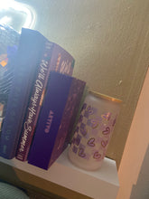 Load image into Gallery viewer, 💜Checkmate Love Frosted Glass Cup

