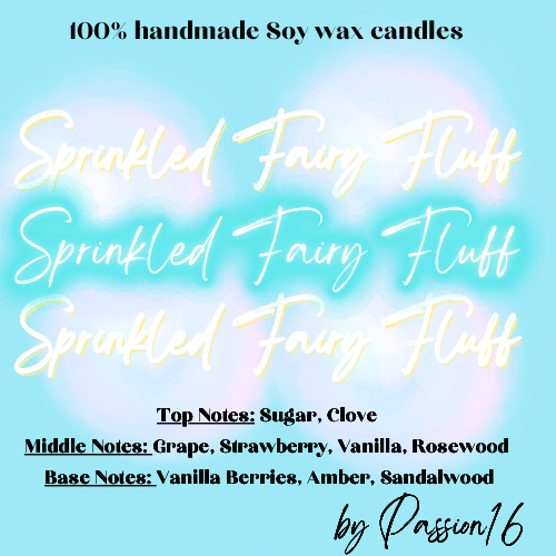 Sprinkled Fairy Fluff Medium 8oz