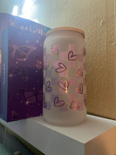 Load image into Gallery viewer, 💜Checkmate Love Frosted Glass Cup

