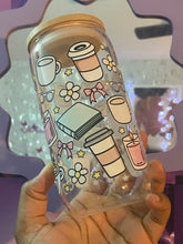 Load image into Gallery viewer, ☕️Soft Girl CafÃ© Clear Glass Cup
