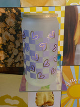 Load image into Gallery viewer, 💜Checkmate Love Frosted Glass Cup
